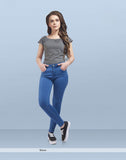 Focus high rise Skinny women stone blue Jeans