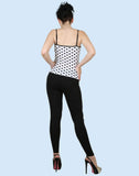 TwinBirds Carbon black Cotton Lycra Pencilcut Women legging