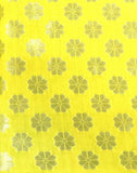 Yellow Floral Butta Organza Saree