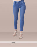 Focus mid rise Strechable women stone blue Jeans