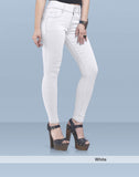 Focus mid rise super skinny white Jeans