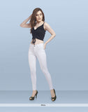 Focus high rise Skinny women white Jeans