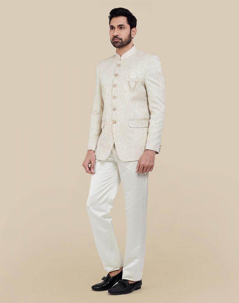 Wedding Gold Jodhpuri Suit at Rs 6500 in Mumbai | ID: 22023742797