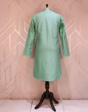 Firozi Self Design Jacquard Kurta Pyjama Set