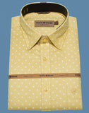 Yellow Polka Dots Cotton Printed Shirt.Html