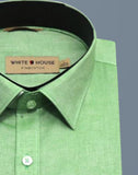 Light Green Colour Pure Cotton Shirt