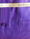 Purple Colour Plain Pure Cotton Shirt
