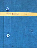 Royal Blue Colour Plain Pure Cotton Shirt.Html